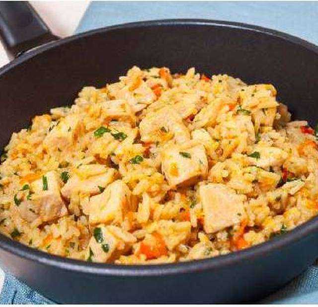 Плов из курицы рассыпчатый в кастрюле — пошаговый рецепт с фото