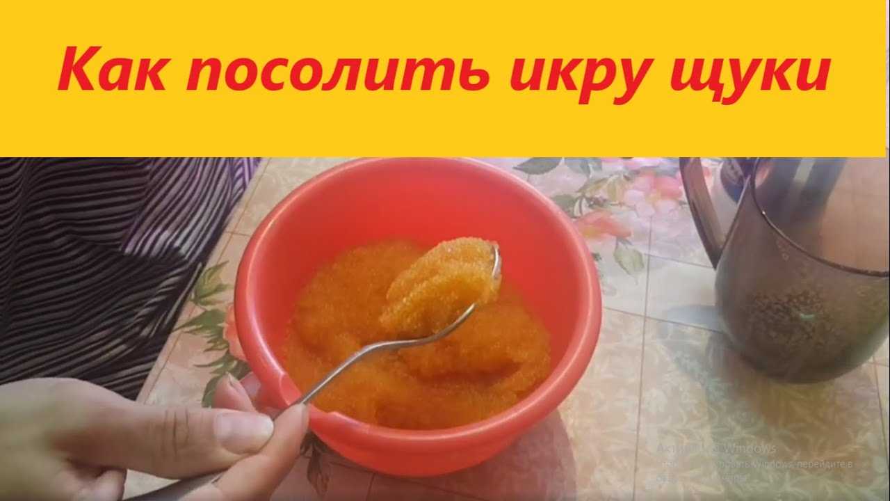 Как засолить икру щуки в домашних условиях, пошаговые рецепты