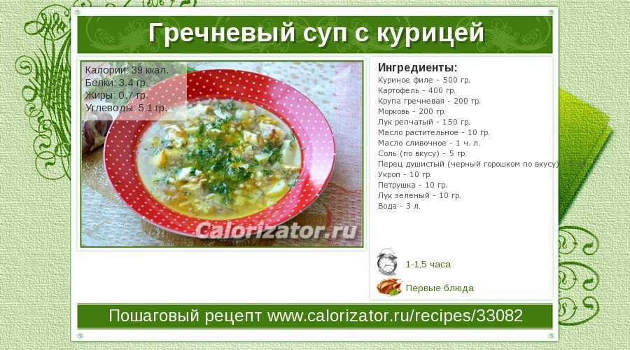 Как варить гречневый суп | cколько варить гречневый суп