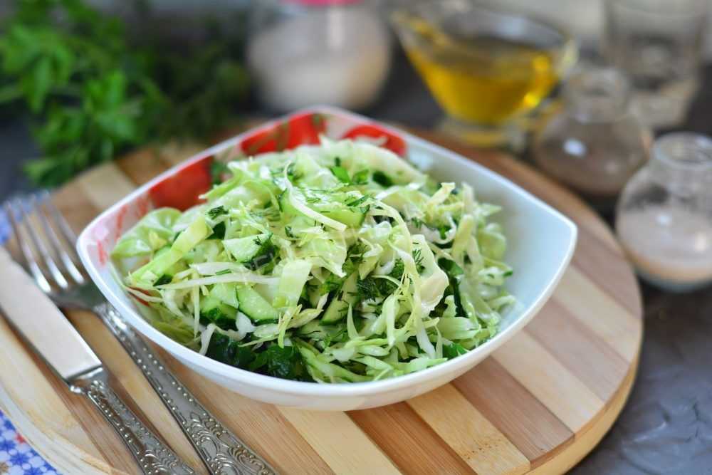 Салаты из свежей капусты с огурцом - 15 простых и вкусных рецептов