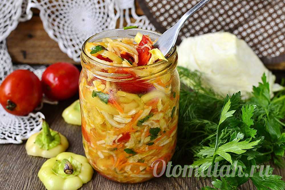 Салат из капусты на зиму - 7 очень вкусных рецептов