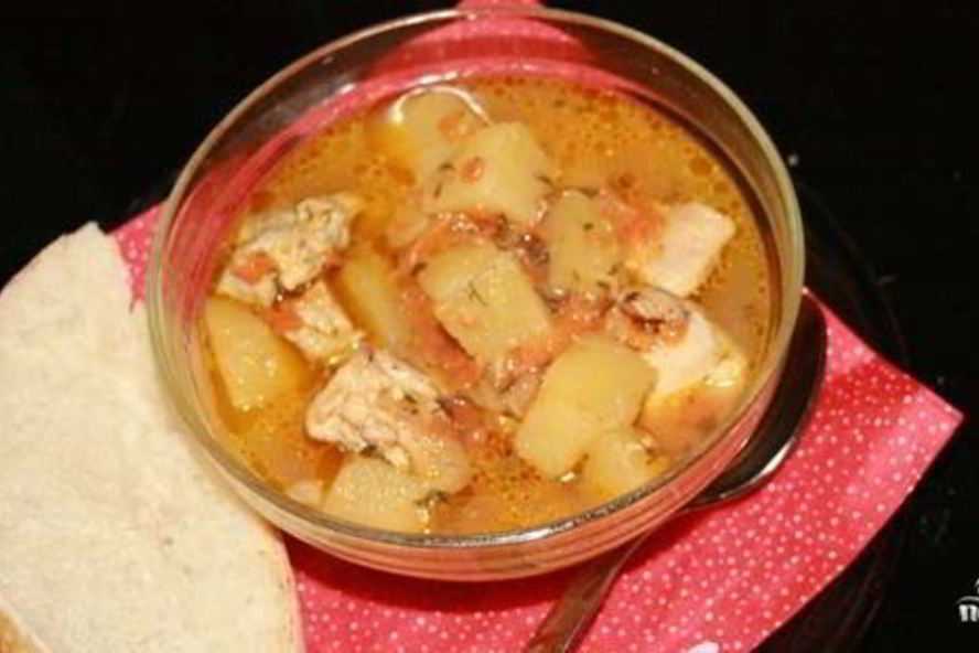Рагу из курицы с картошкой и овощами