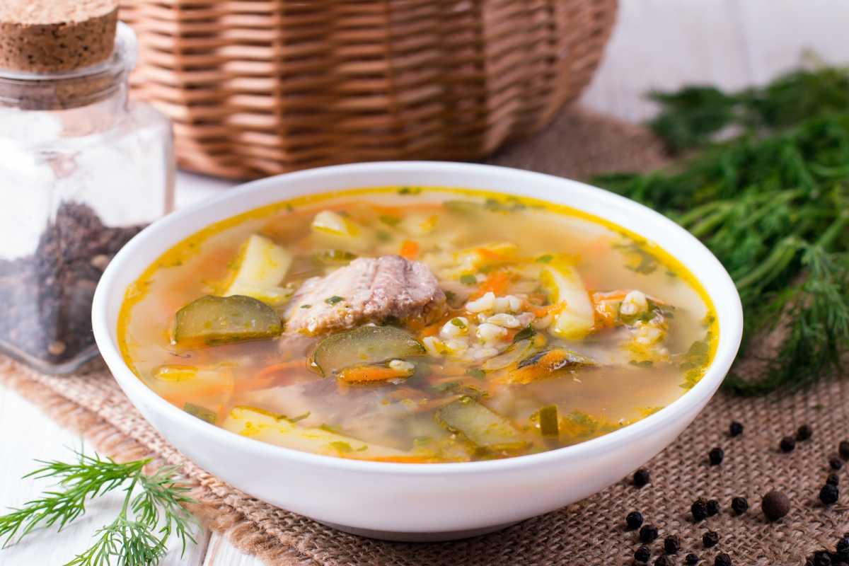 Суп с булгуром