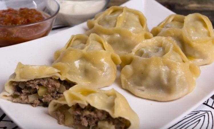 Манты с фаршем и картошкой: 3 лучших пошаговых рецепта с фото