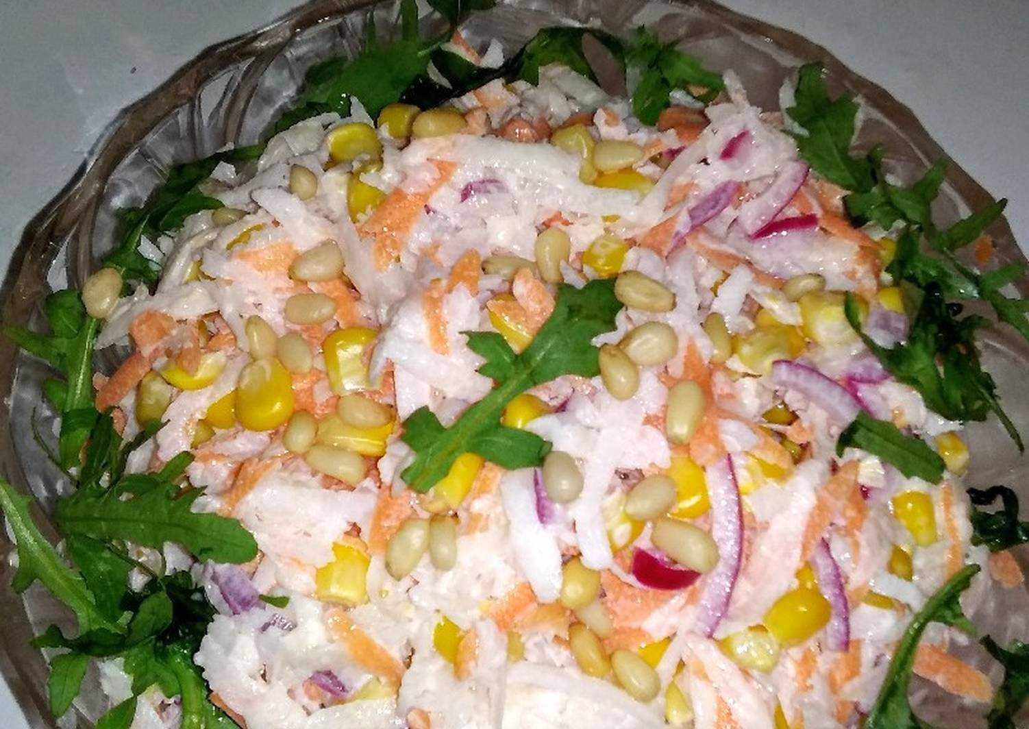 Салаты из дайкона — простые и вкусные рецепты. салат с дайконом – 10 самых вкусных рецептов