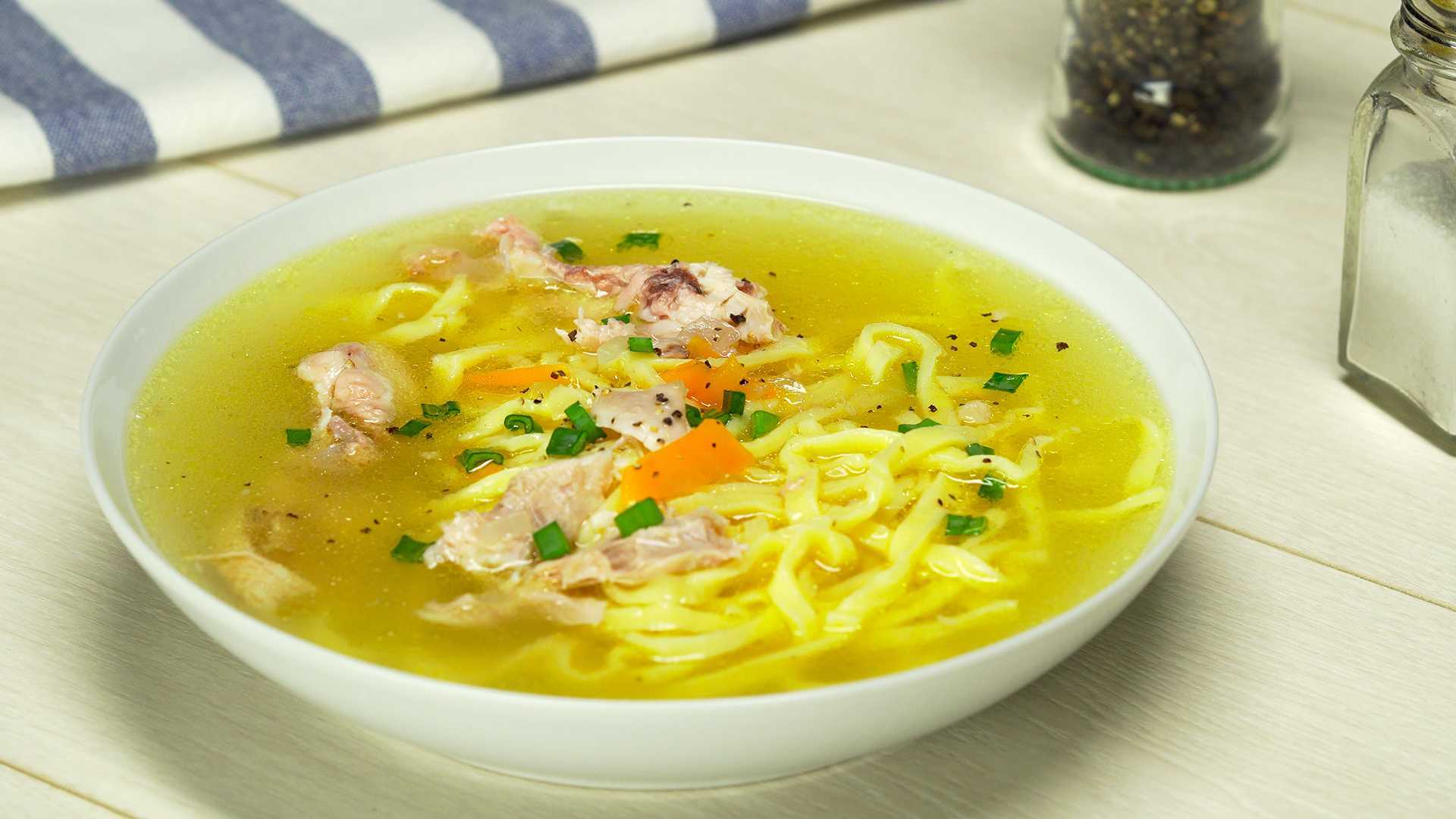 Суп с вермишелью и курицей рецепт с фото пошагово - 1000.menu