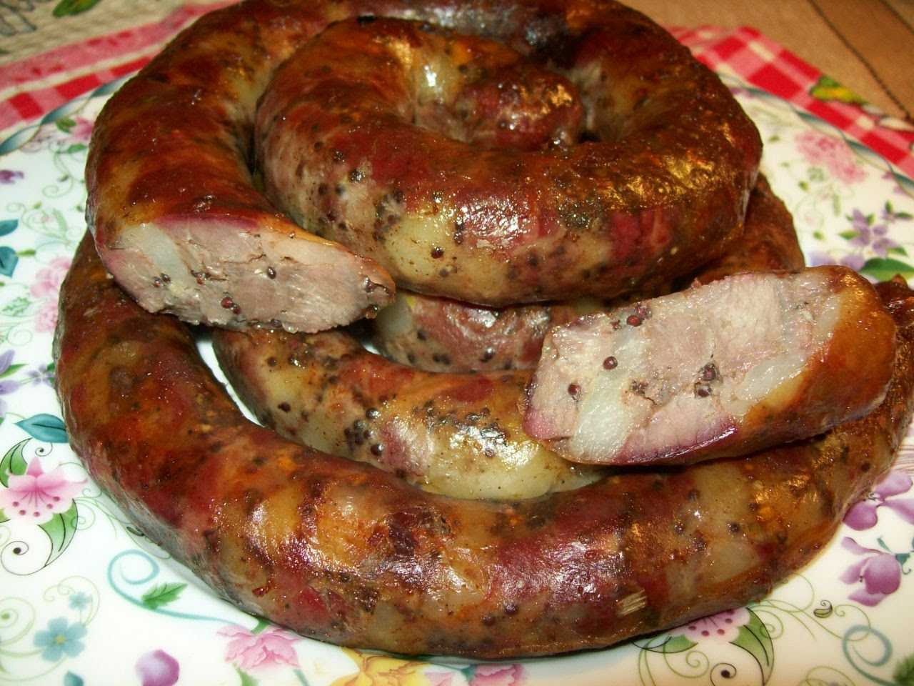 Домашняя колбаса из курицы  — 4 пошаговых рецепта