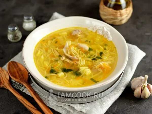 Фасолевый суп с курицей