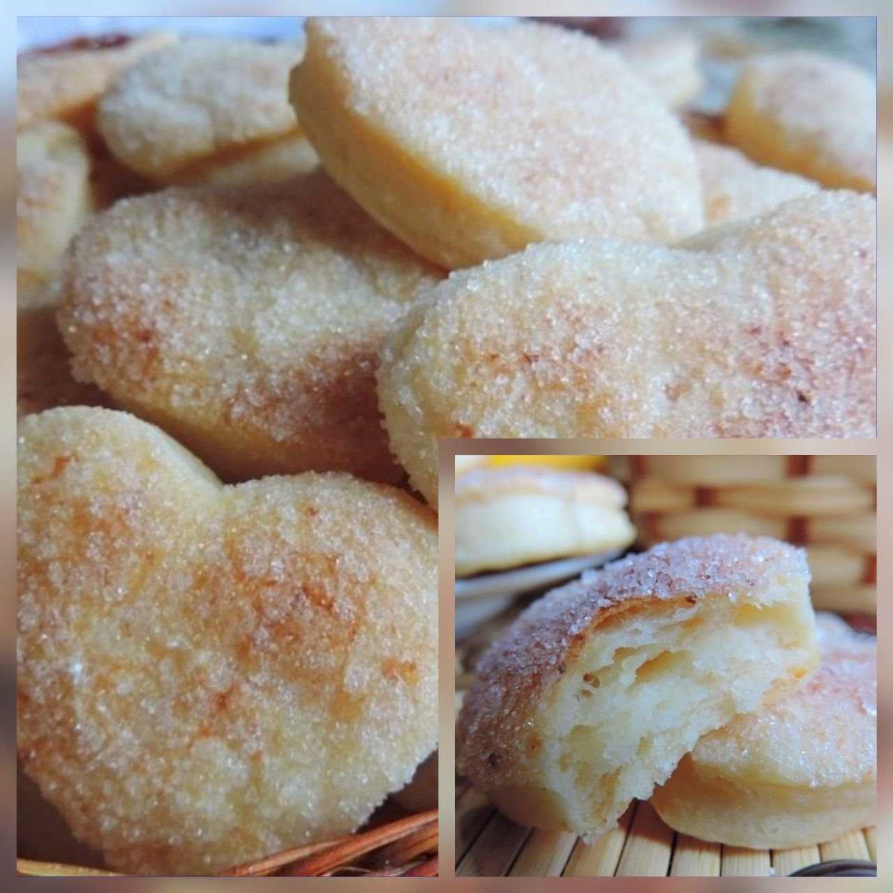 Печенье из творога треугольники с сахаром в духовке рецепт фото пошагово и видео - 1000.menu