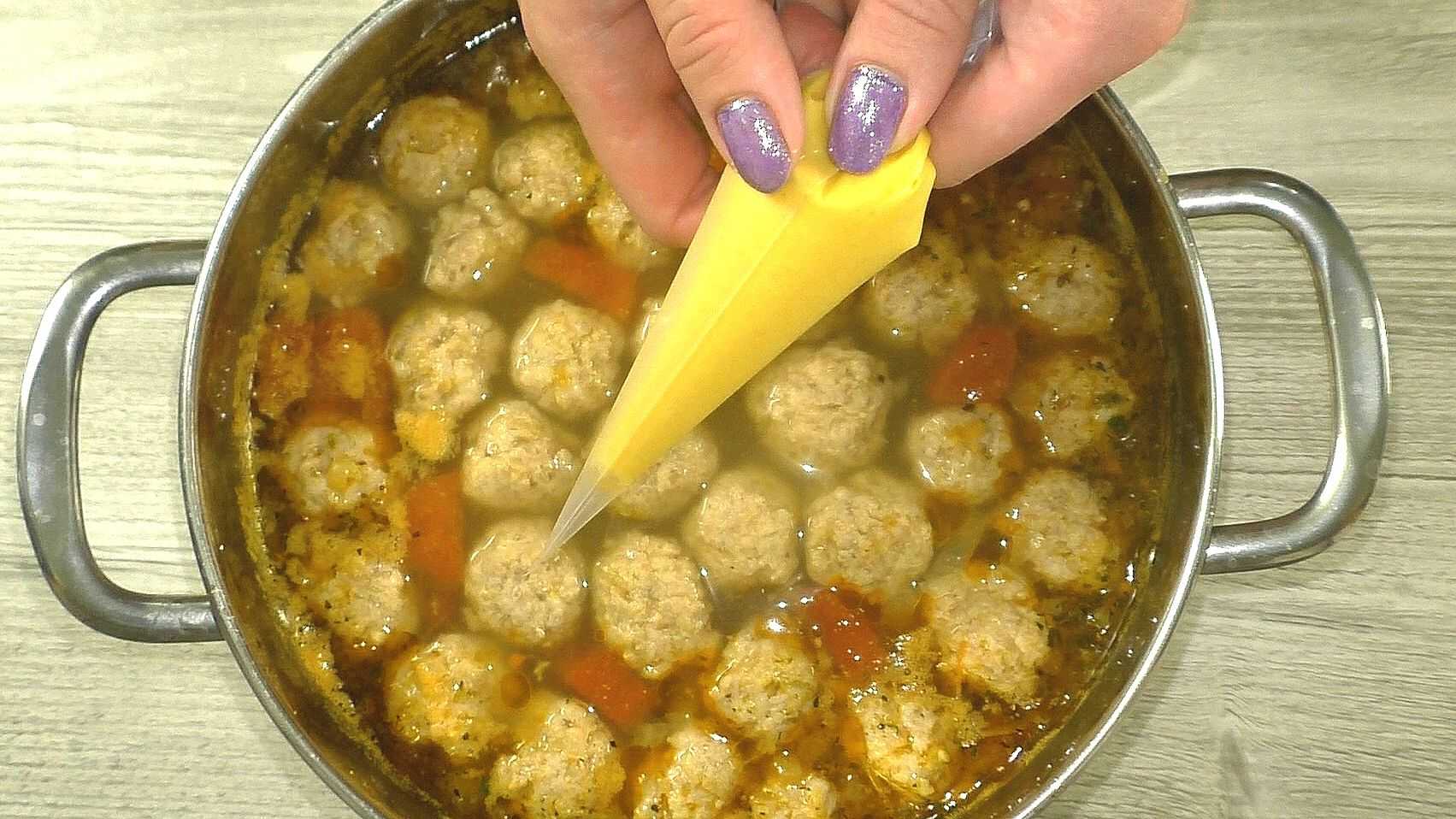 Суп с фрикадельками из куриного фарша — 12 вкусных рецептов