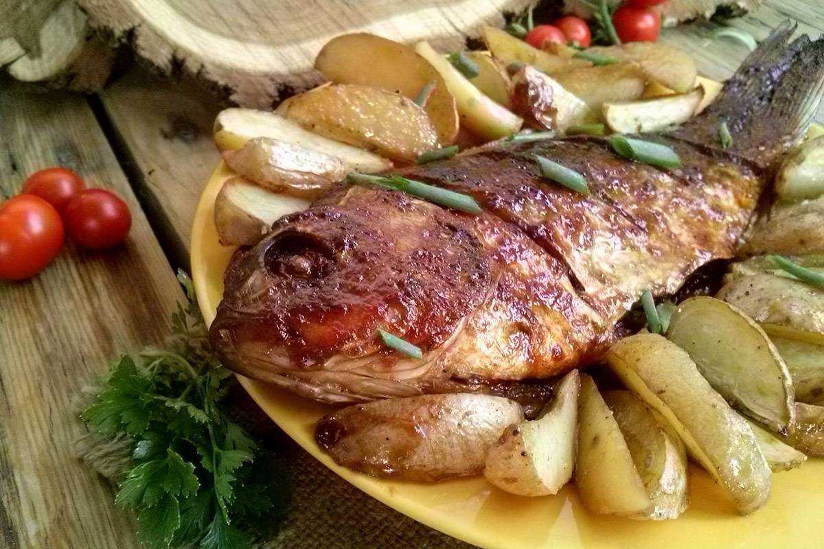 Сазан в духовке