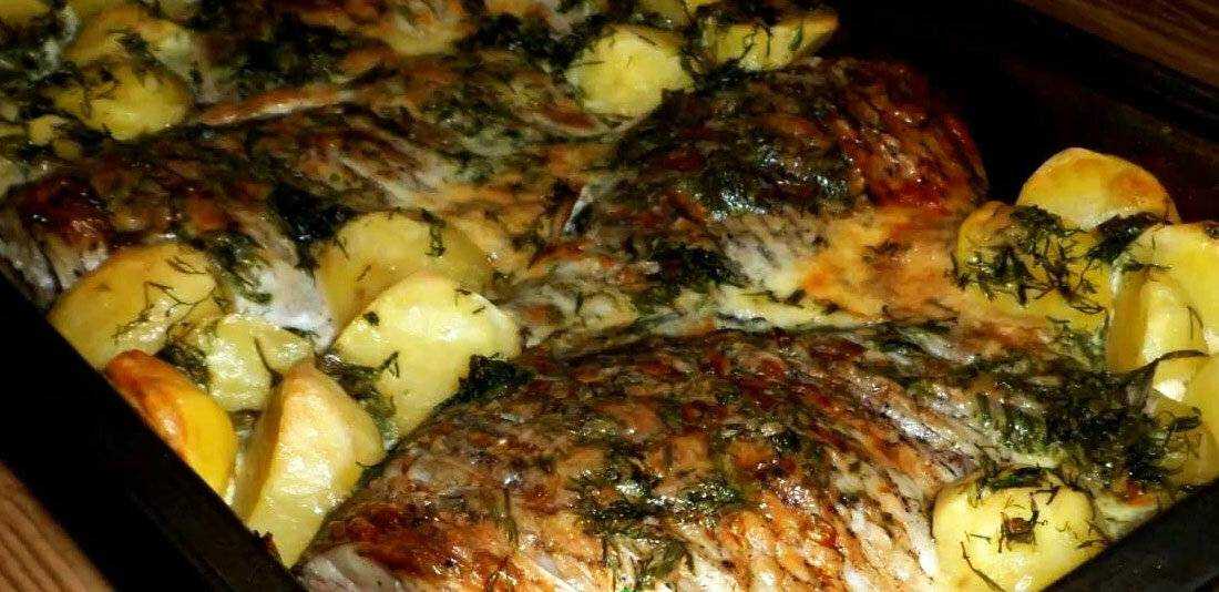 Карась в духовке с картошкой. пошаговый рецепт с фото | кушать нет