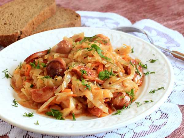 Как приготовить бигус из свежей и квашенной капусты