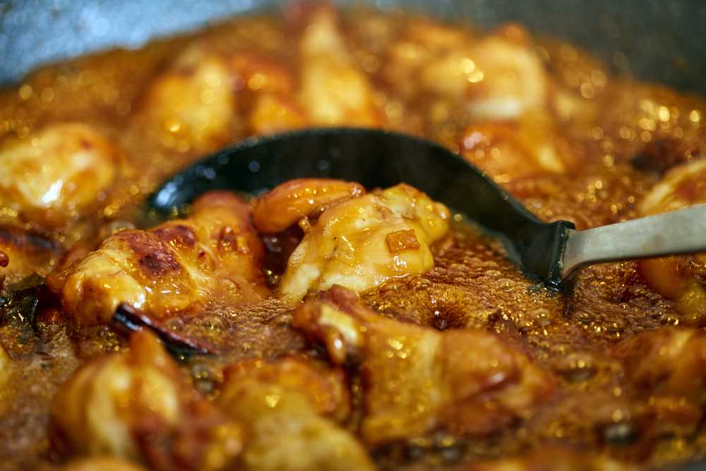 Гуляш куриный по-еврейски. блюда из мяса и птицы