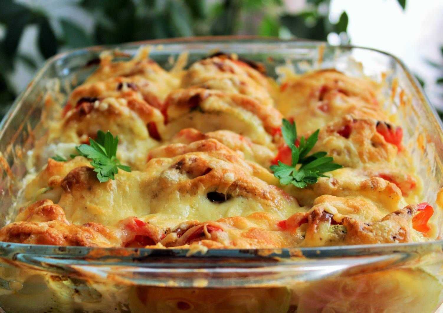 Курица по-французски в духовке с картошкой
