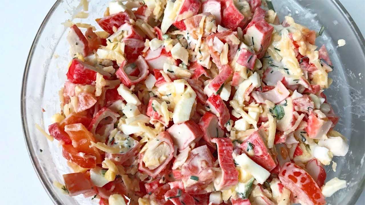 Крабовый салат с помидорами: 7 лучших вариантов вкуснейшего салата