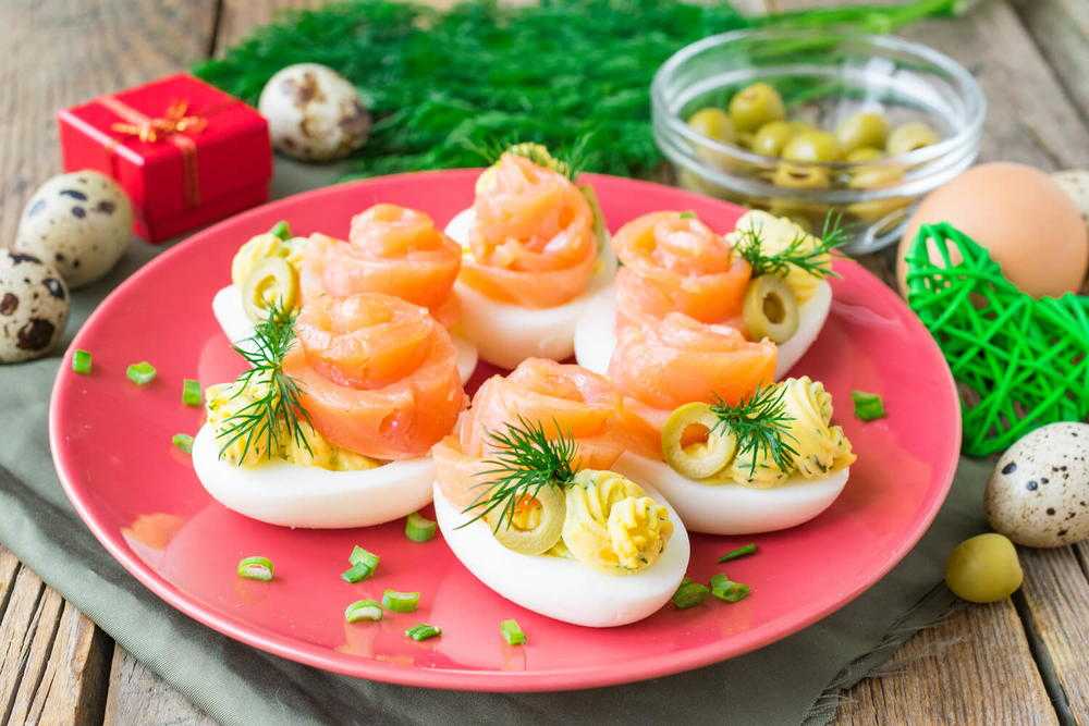 Начиненные Яйца Фото