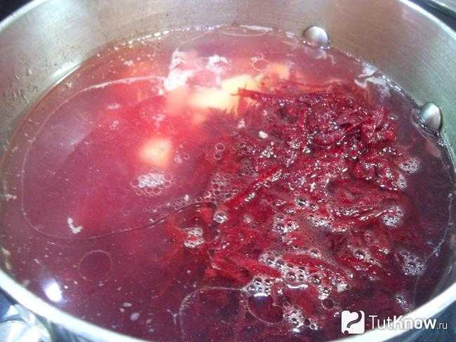 Борщ со свежей капустой и свеклой — пошаговый рецепт приготовления
