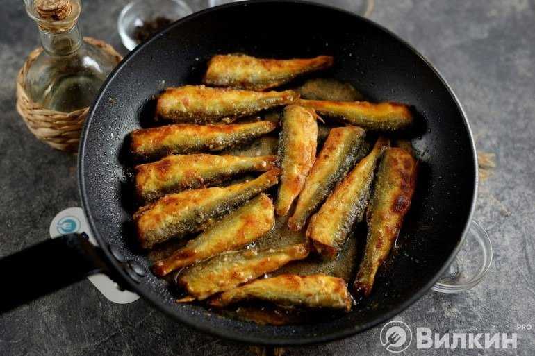 Рецепт жареной салаки