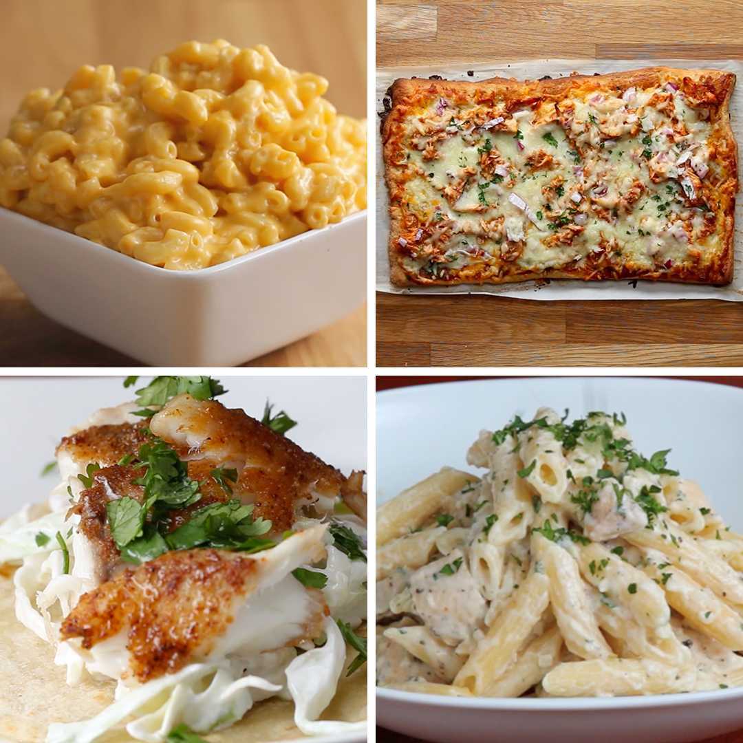 Что приготовить на ужин быстро и вкусно — 50 простых и необычных рецептов блюд
