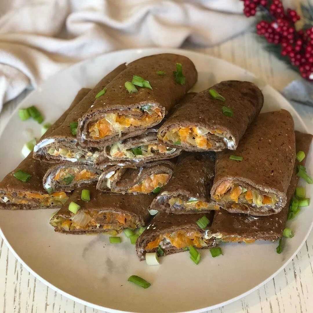 Вкусный рецепт блинов с начинкой из мясного фарша и лука