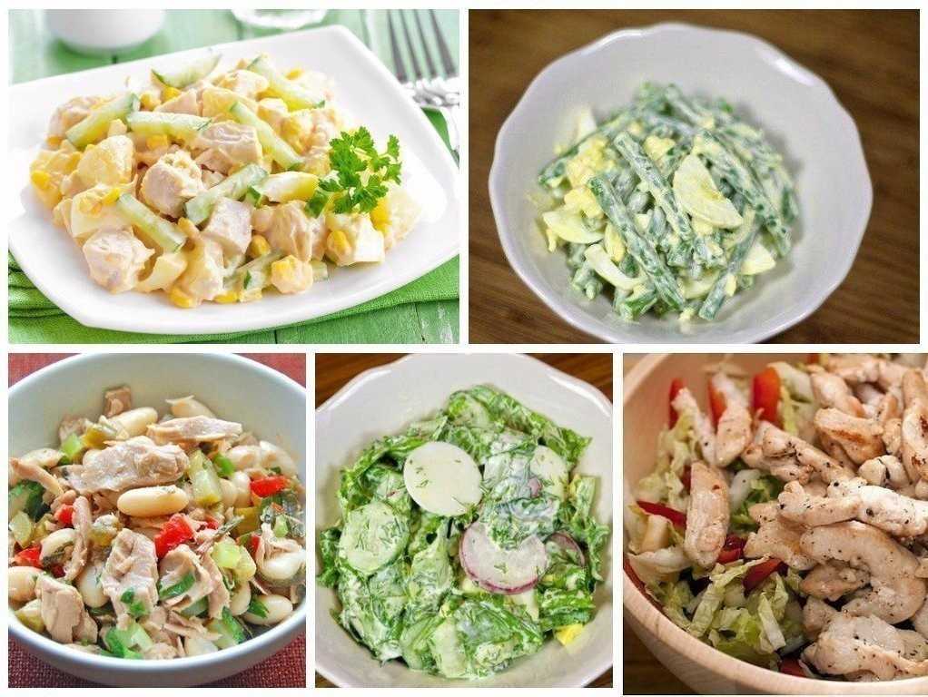 Салат овощной с растительным маслом