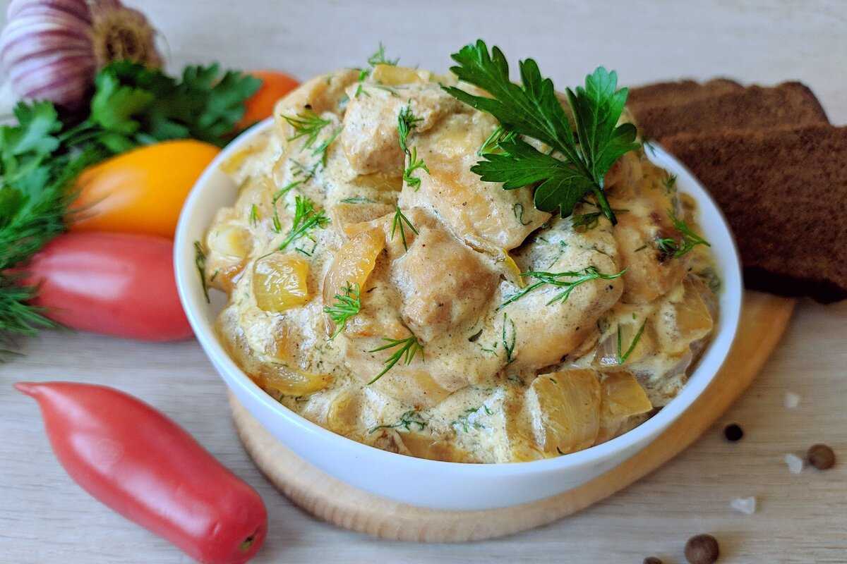 Сметанный соус для курицы: рецепт приготовления, ингредиенты. куриное филе в сметанном соусе на сковороде