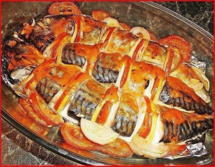 Скумбрия в духовке с морковью классический пошаговый рецепт быстро и просто от ирины наумовой
