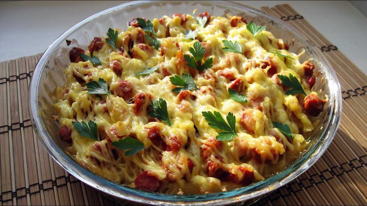 Запеканка из макарон с фаршем - пп просто