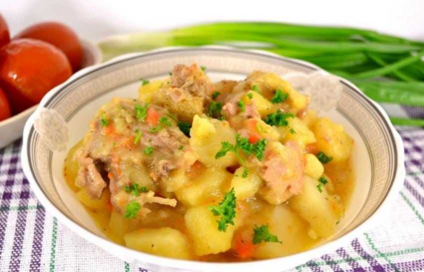 Тушеная картошка с курицей: рецепты с фото