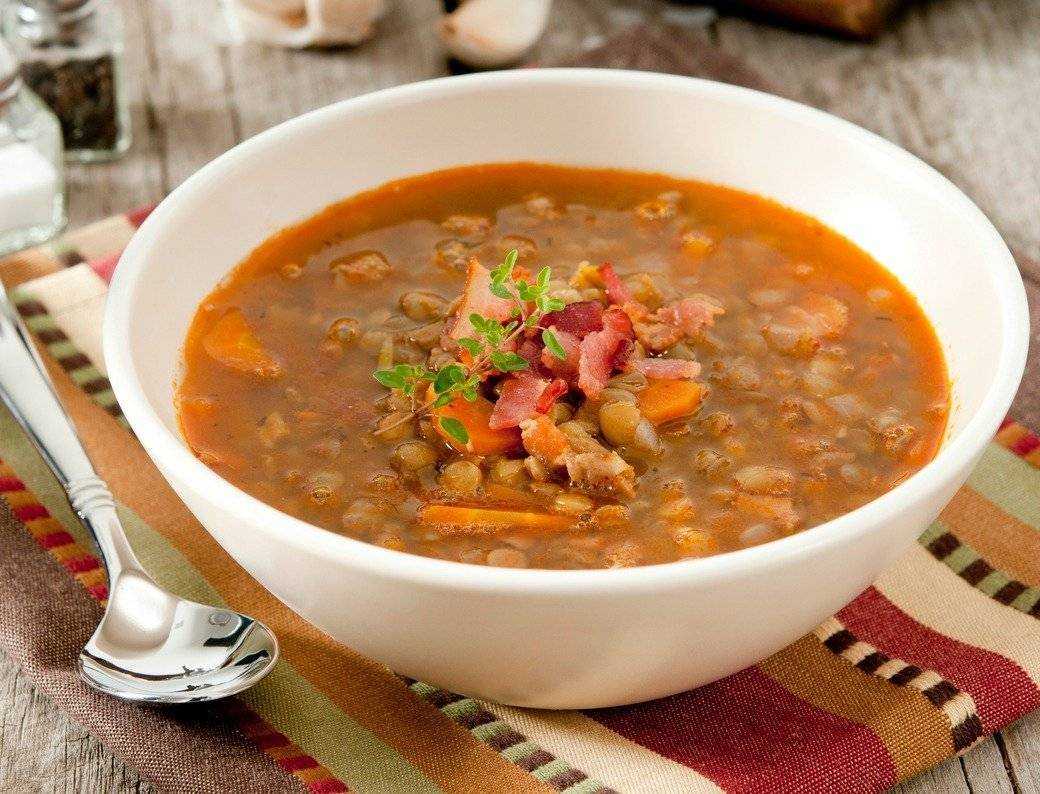 Суп с чечевицей и картофелем — топ-11 рецептов с мясом
