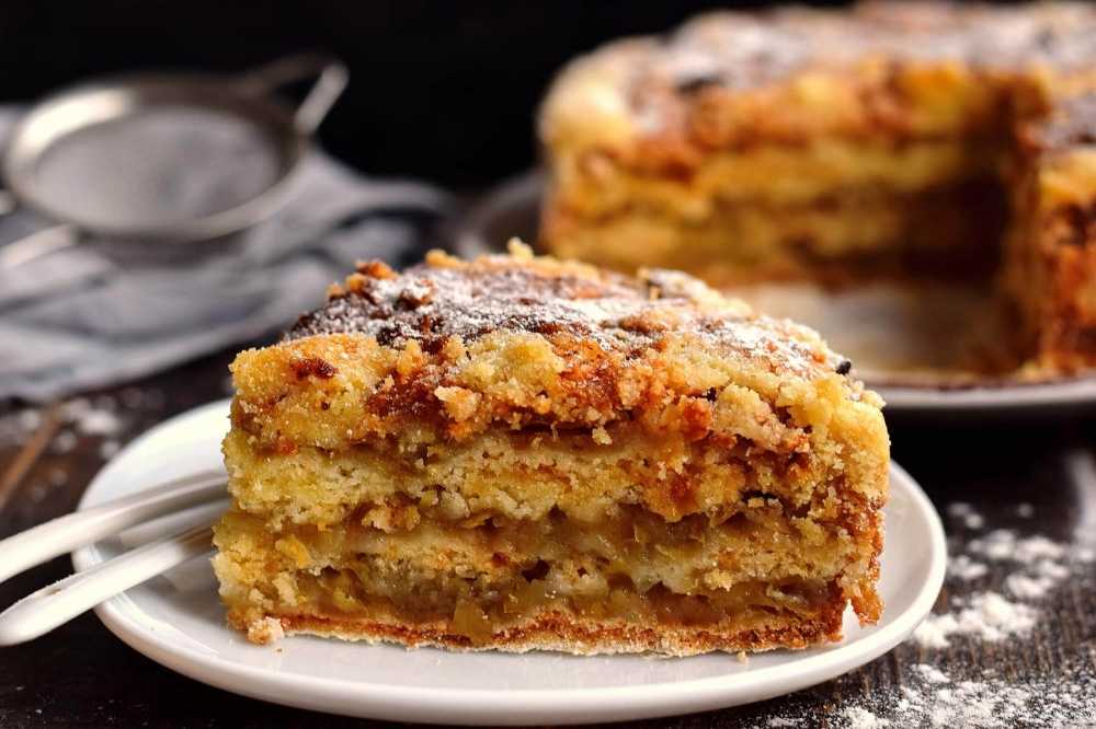 Насыпной яблочный пирог с молоком: очень простой и вкусный рецепт | народные знания от кравченко анатолия