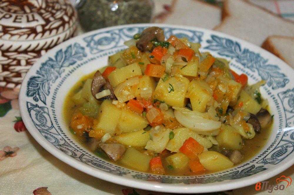 Простой рецепт рагу из говядины с картофелем и овощами 2022: пошаговый с фото