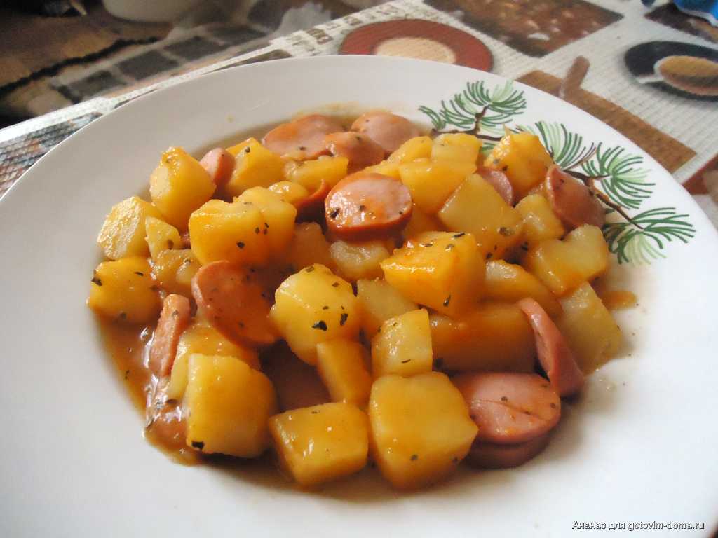 Шпикачки с картофелем – пошаговый рецепт с фото. как приготовить