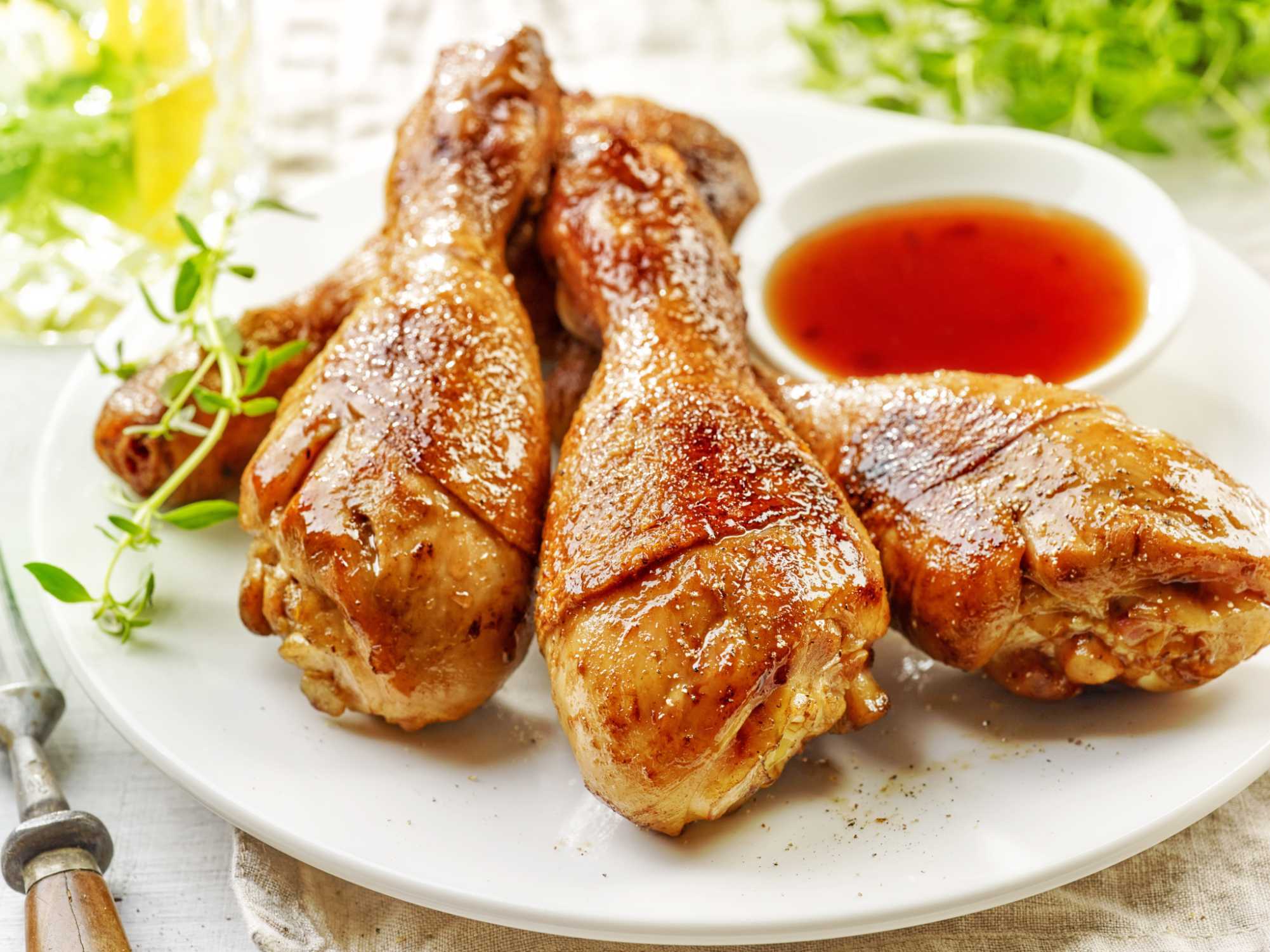 Курица в духовке с горчицей и медом целиком: просто, но очень вкусно