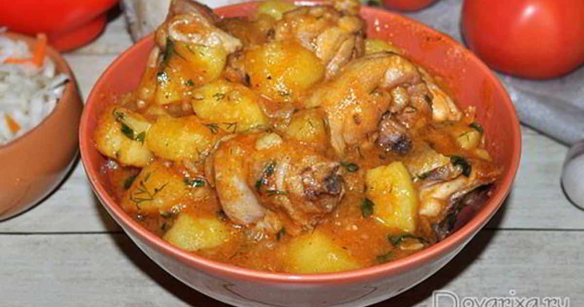 Как вкусно пожарить картошку с курицей на сковороде рецепт с фото пошагово
