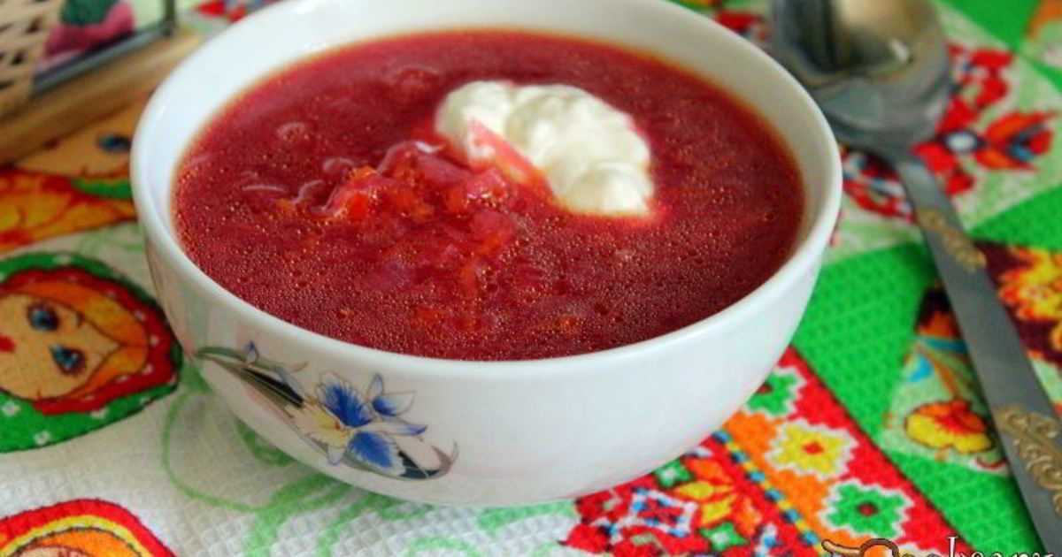 Борщ из квашеной капусты - рецепт