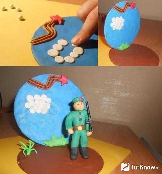 Солдат из пластилина