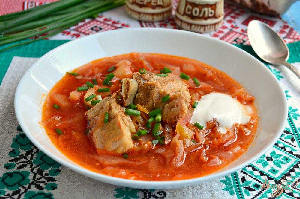 Борщ — классические рецепты с мясом