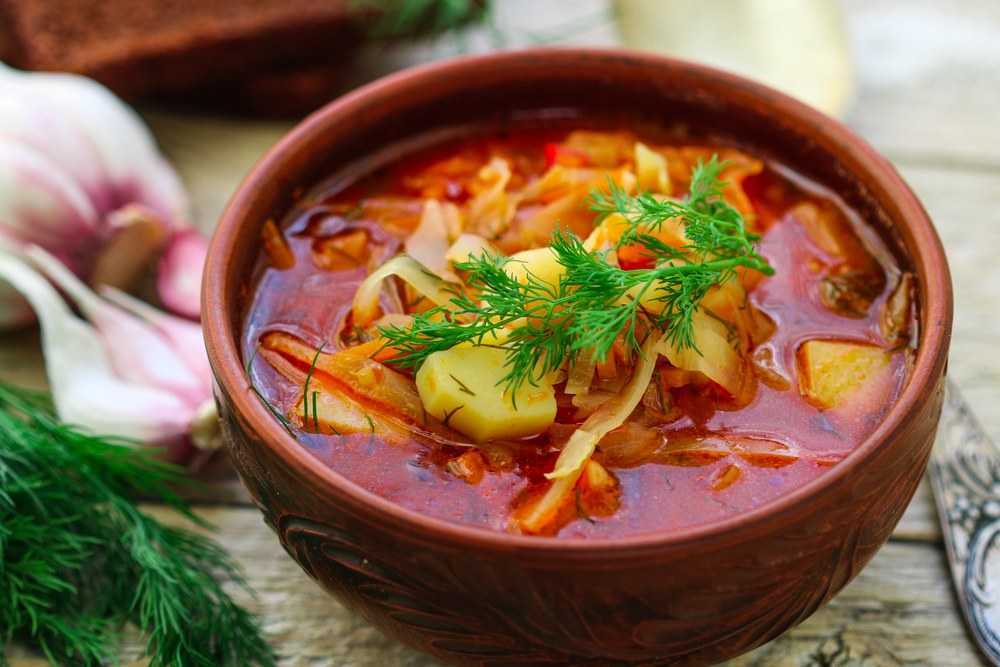 Борщ из квашеной капусты - пошаговые рецепты приготовления с фото