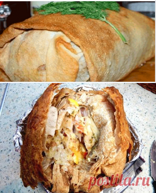 Курица с картошкой в лаваше запеченная в духовке рецепт с фото
