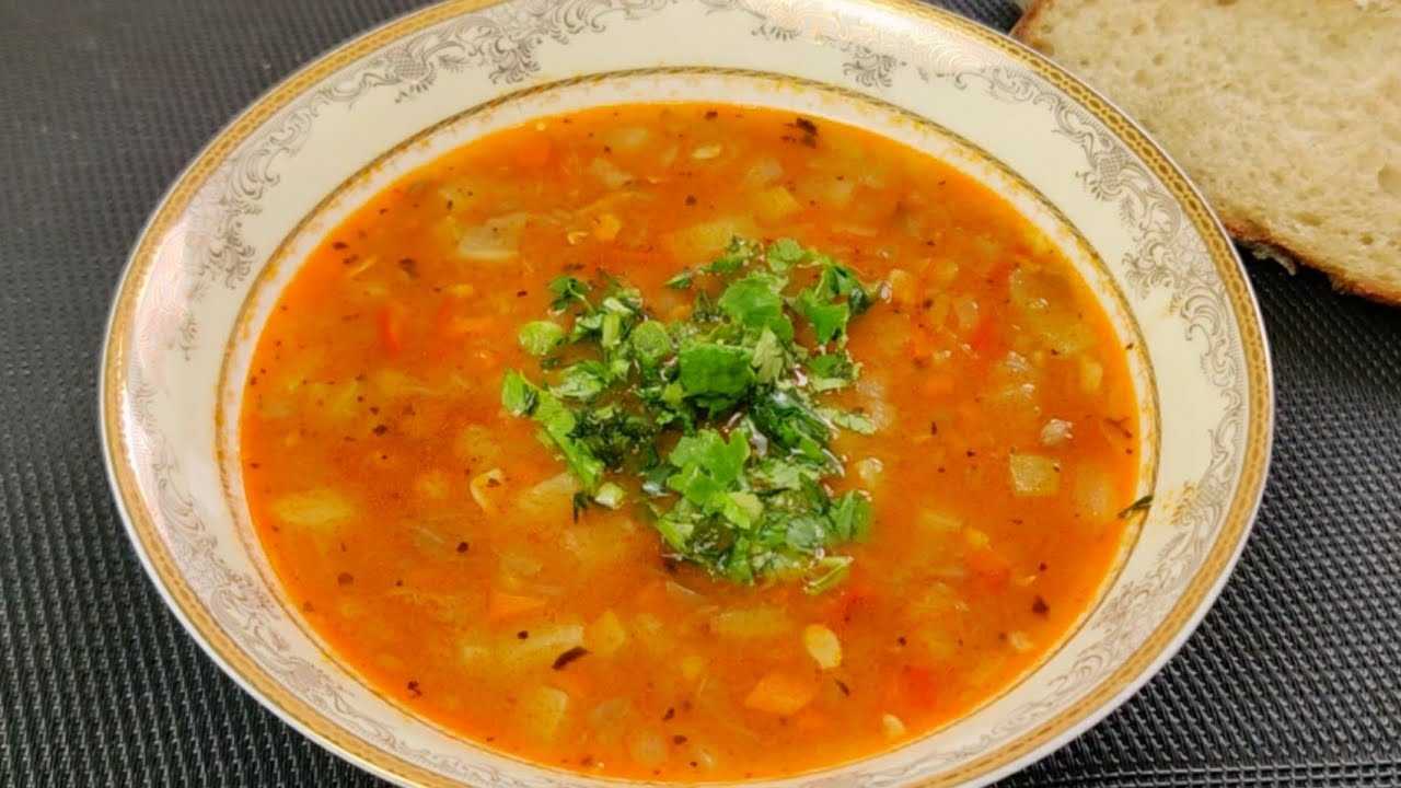 Рецет томатного супа с рисом | меню недели