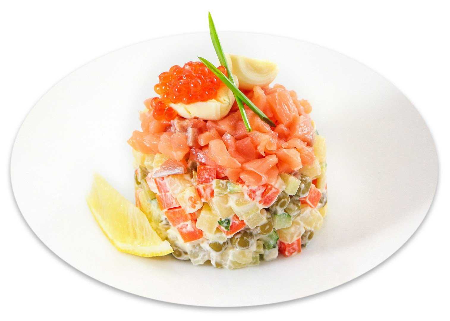 Царский салат с семгой: очень вкусные рецепты