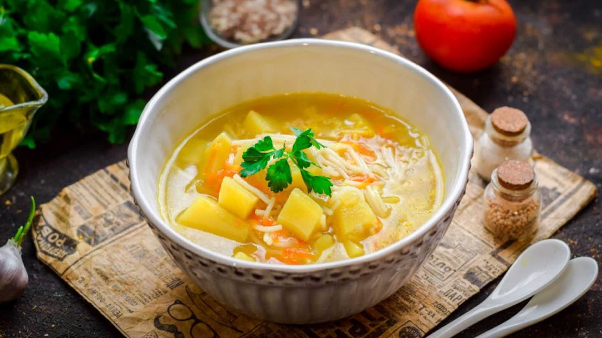 Куриный суп с вермишелью - классические пошаговые рецепты