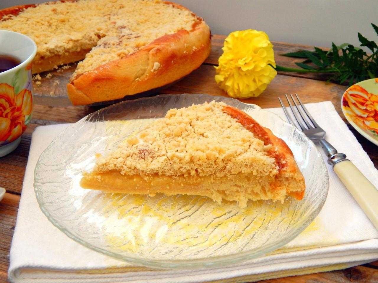 Ривель кухен дрожжевой немецкий пирог рецепт — кулинария, рецепты