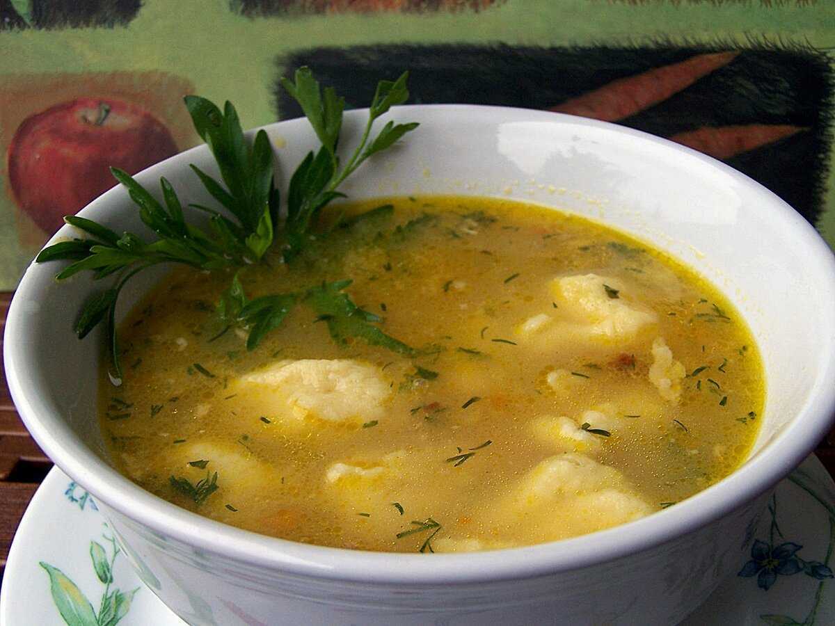 Куриный суп для детей на курином бульоне для ребенка