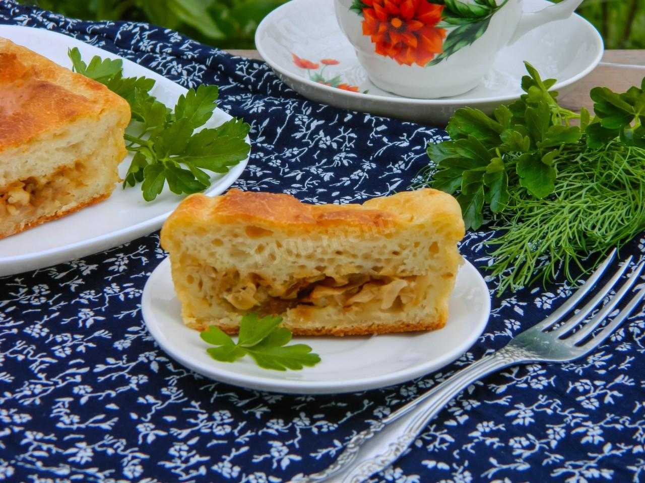 Пошаговый рецепт приготовления постного пирога с капустой