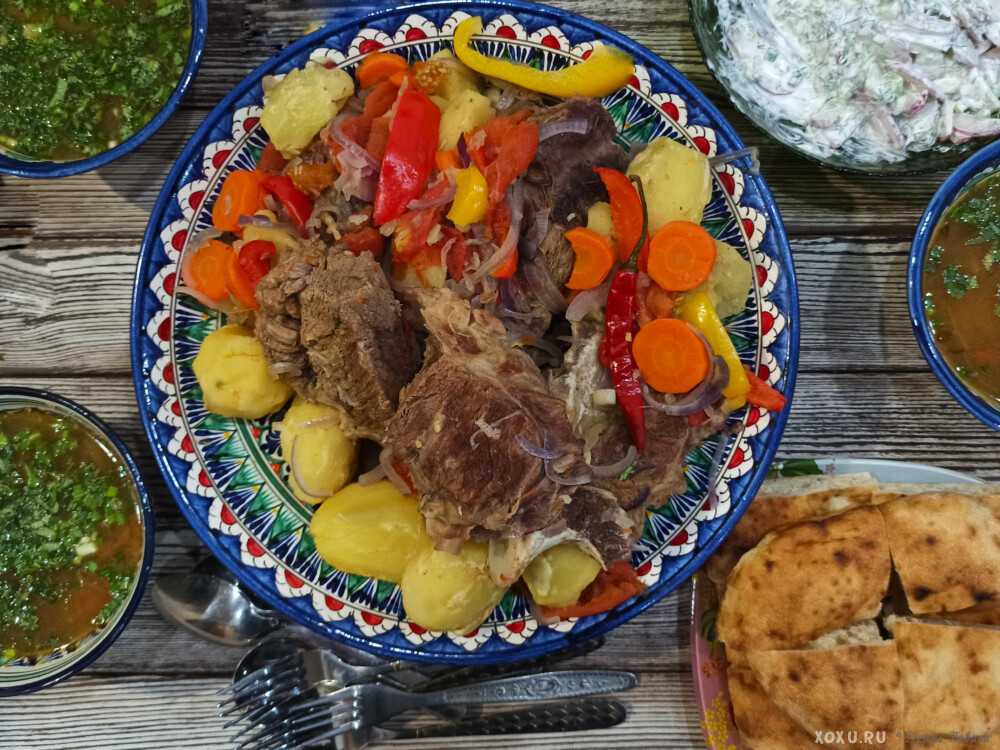 Домашняя шурпа из мяса оленя