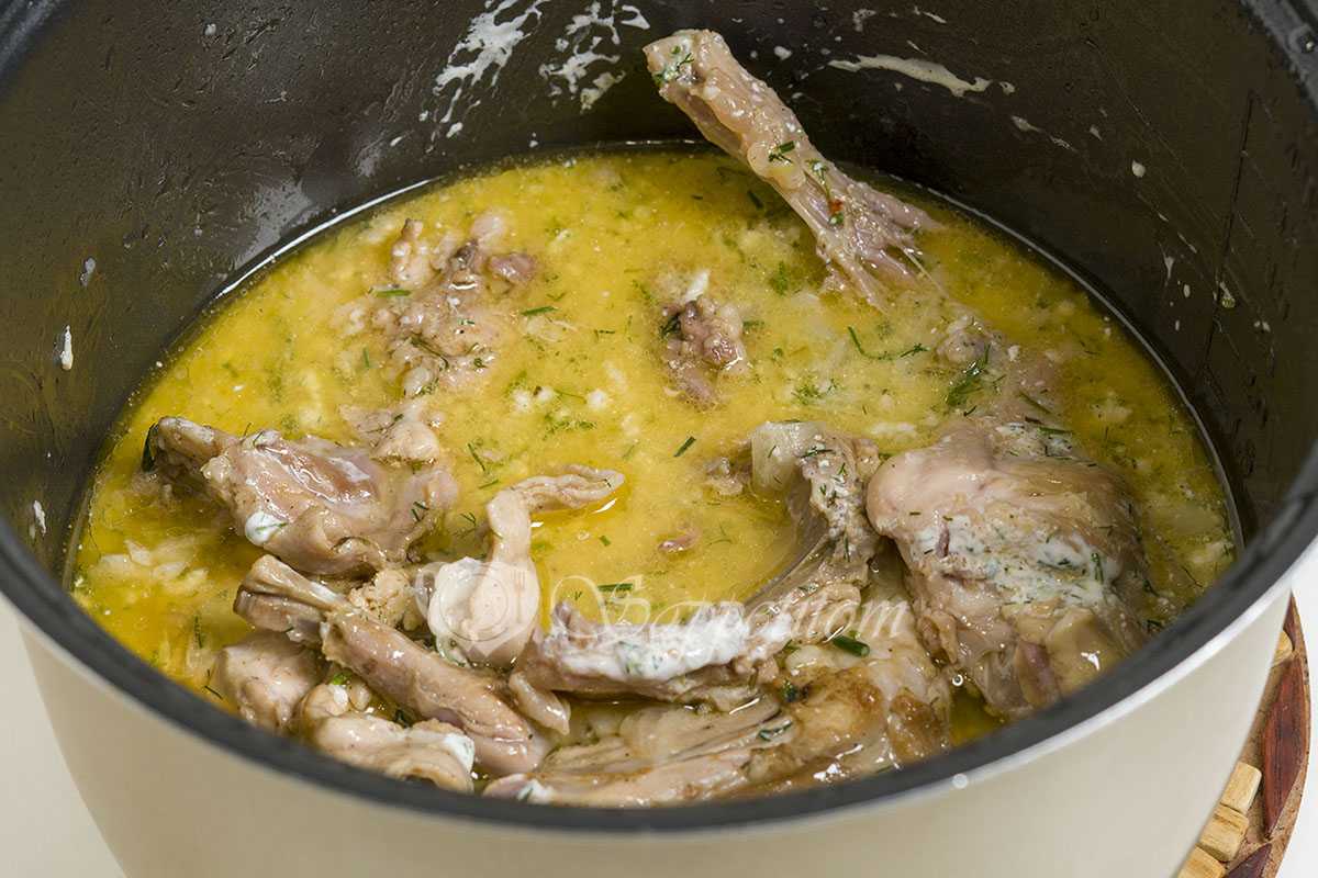 Кролик тушеный в сметане – вкусные рецепты приготовления