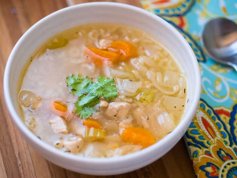 Картофельный суп с курицей